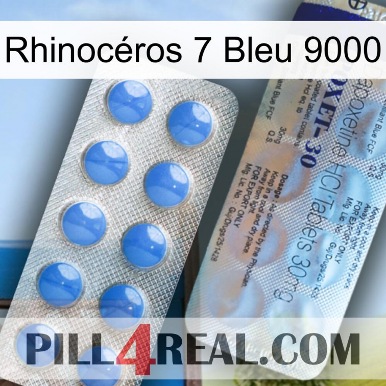 Rhinocéros 7 Bleu 9000 39